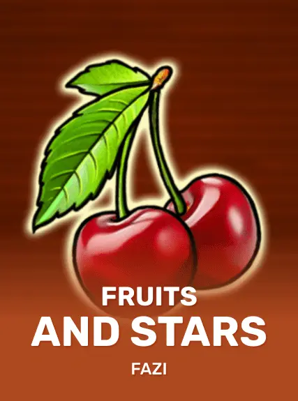 Fruits and Stars sur smartphone : couverture de la machine à sous FAZI avec des cerises